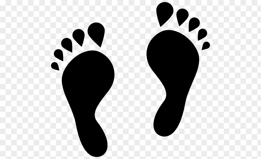 Barefoot Footprint Clip Art PNG