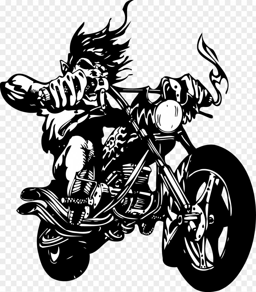 Devil Moto Wall Decal Sticker Motorcycle Label PNG