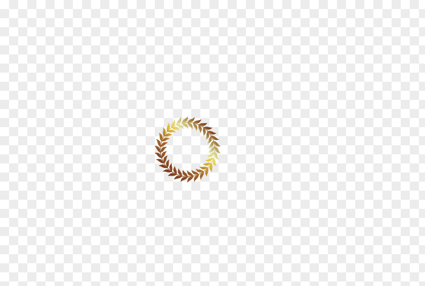 Olive Branch Circle Pattern PNG