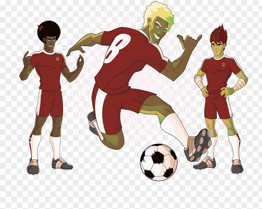 Soccer Kick Football Player PNG