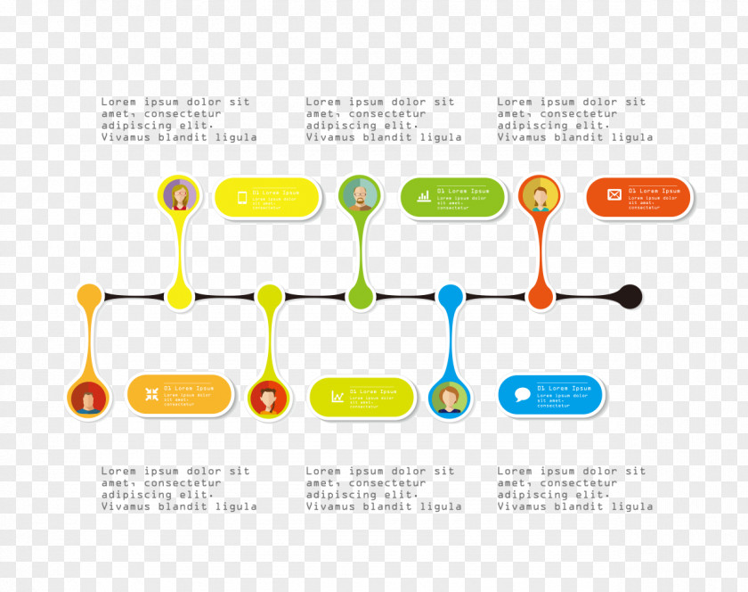 Vector PPT Chart Avatar Graphic Design PNG