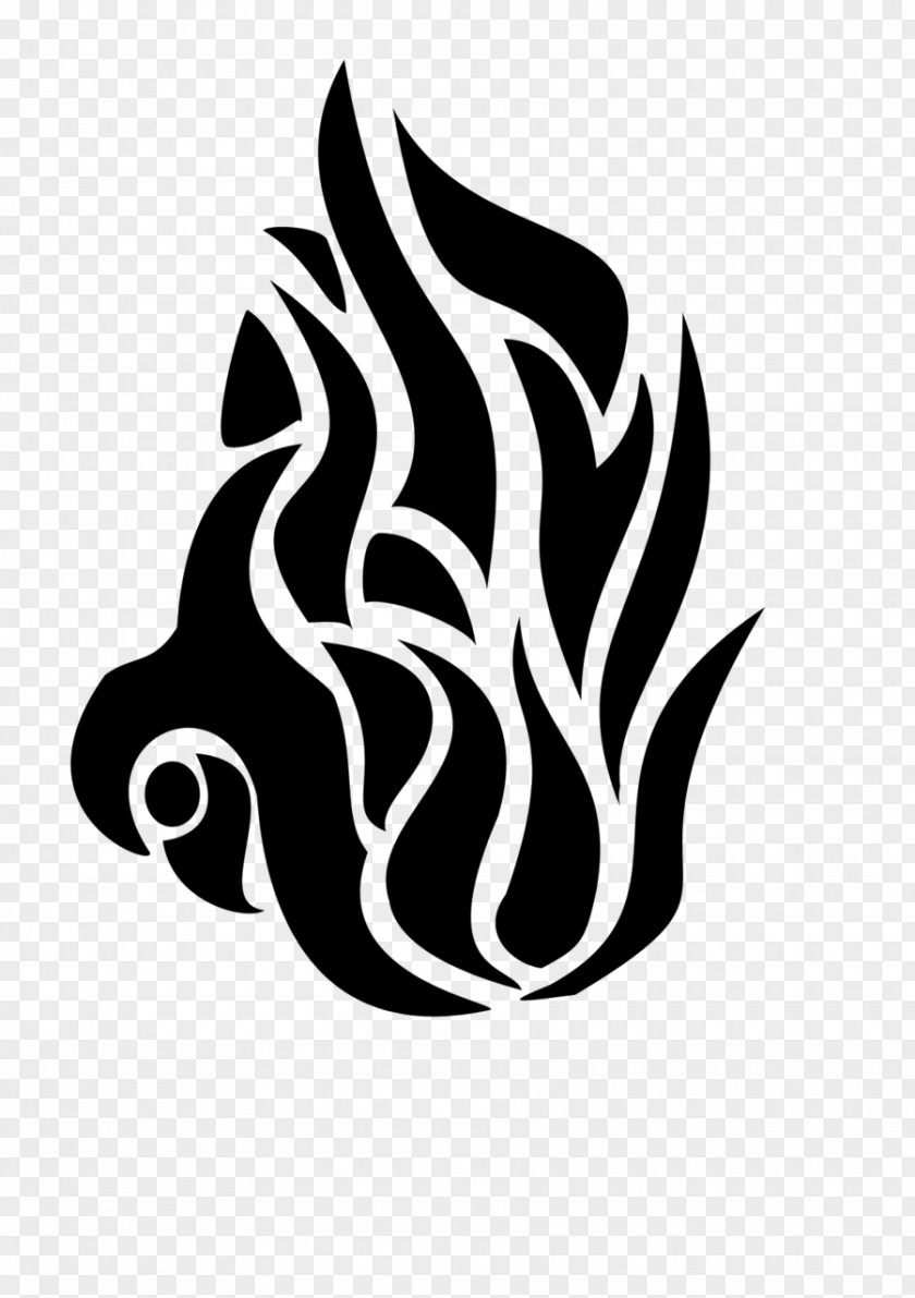 Black Cool Flame Sleeve Tattoo Clip Art PNG