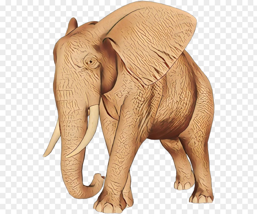 Wood Sculpture Indian Elephant PNG