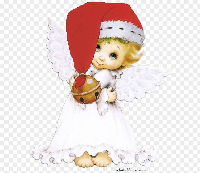 Angel Baby Christmas Ornament Drawing PNG