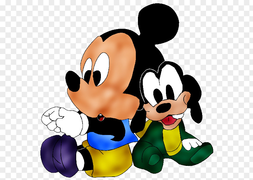 Baby Cartoon Mickey Mouse Minnie Daisy Duck Donald Pluto PNG