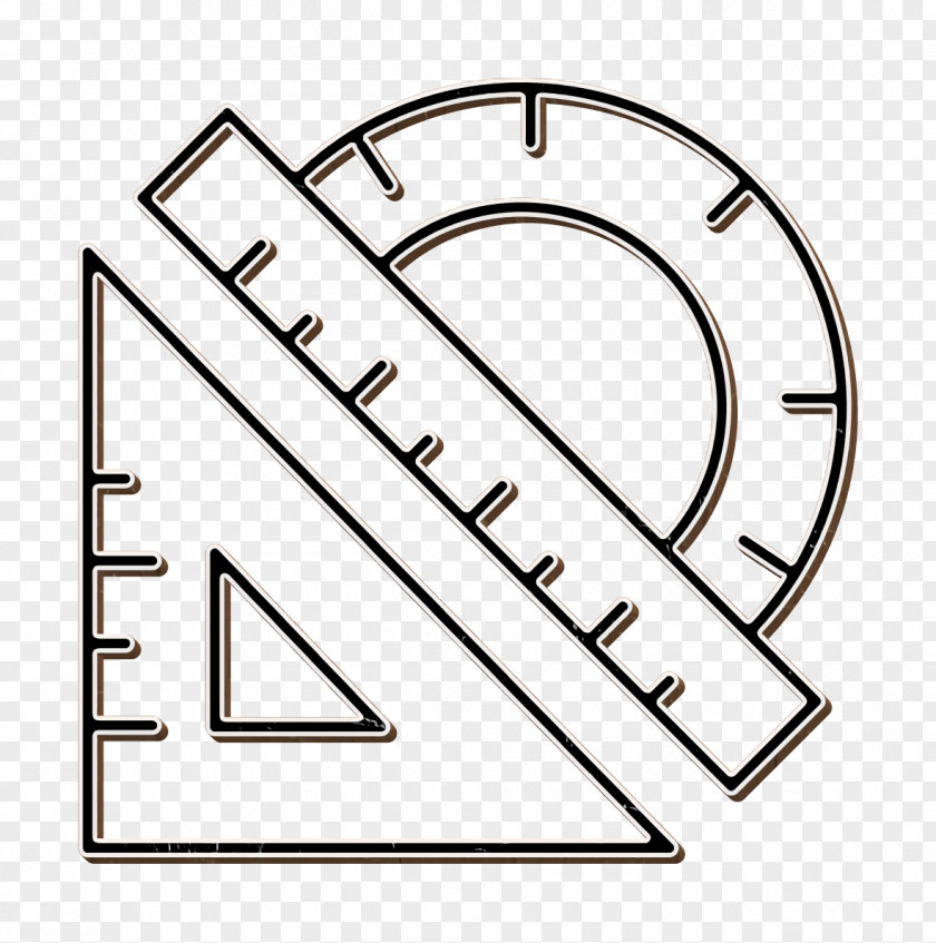 Graphic Tools Icon Design Protractor PNG