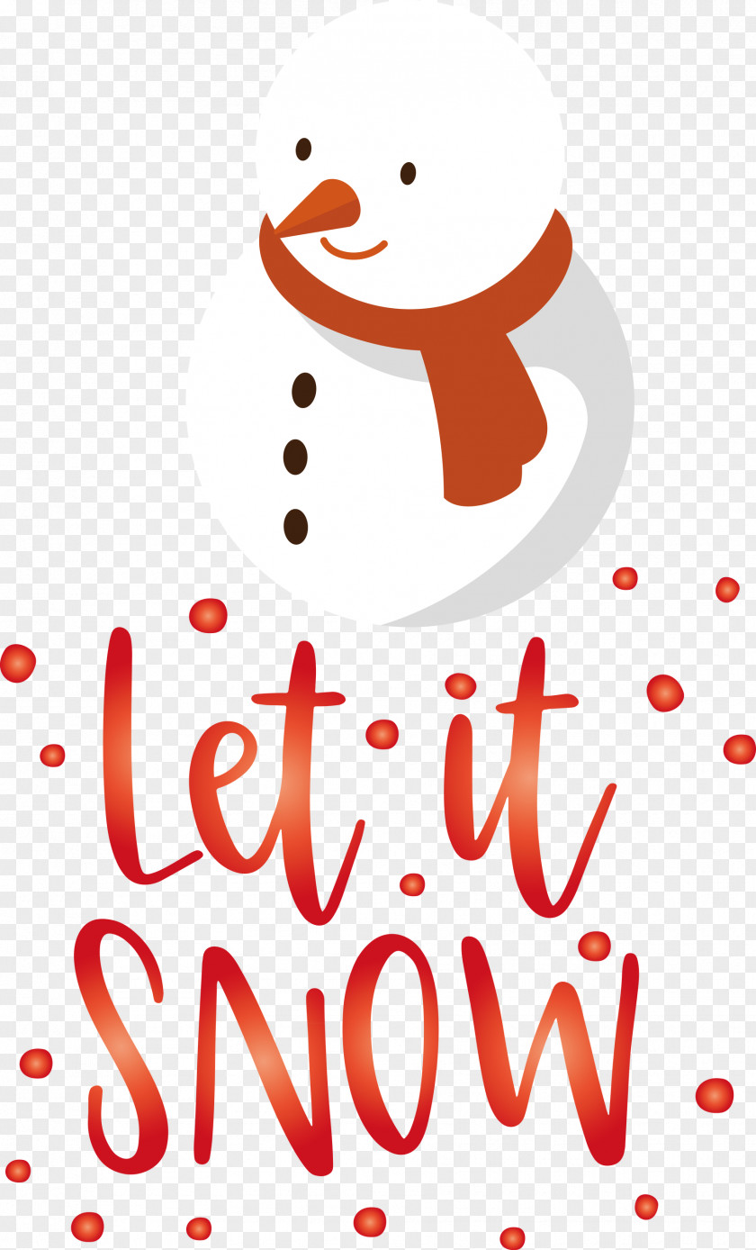 Let It Snow Snowflake PNG