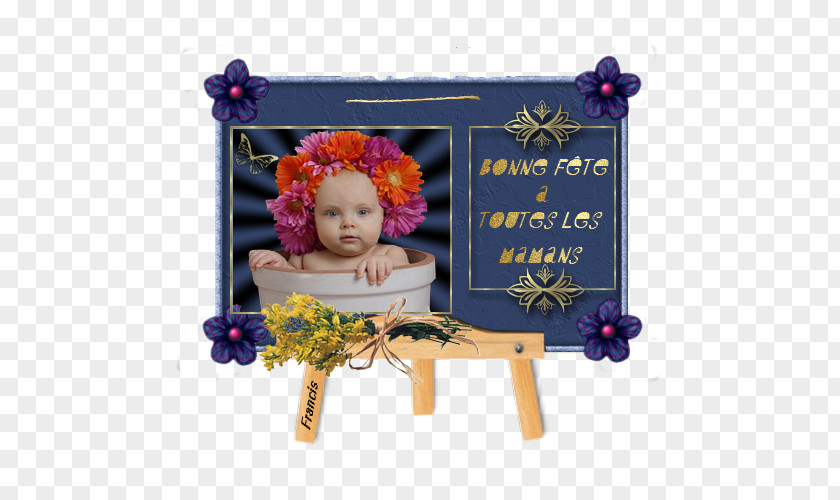 Maman Toddler Picture Frames Purple Infant Flower PNG