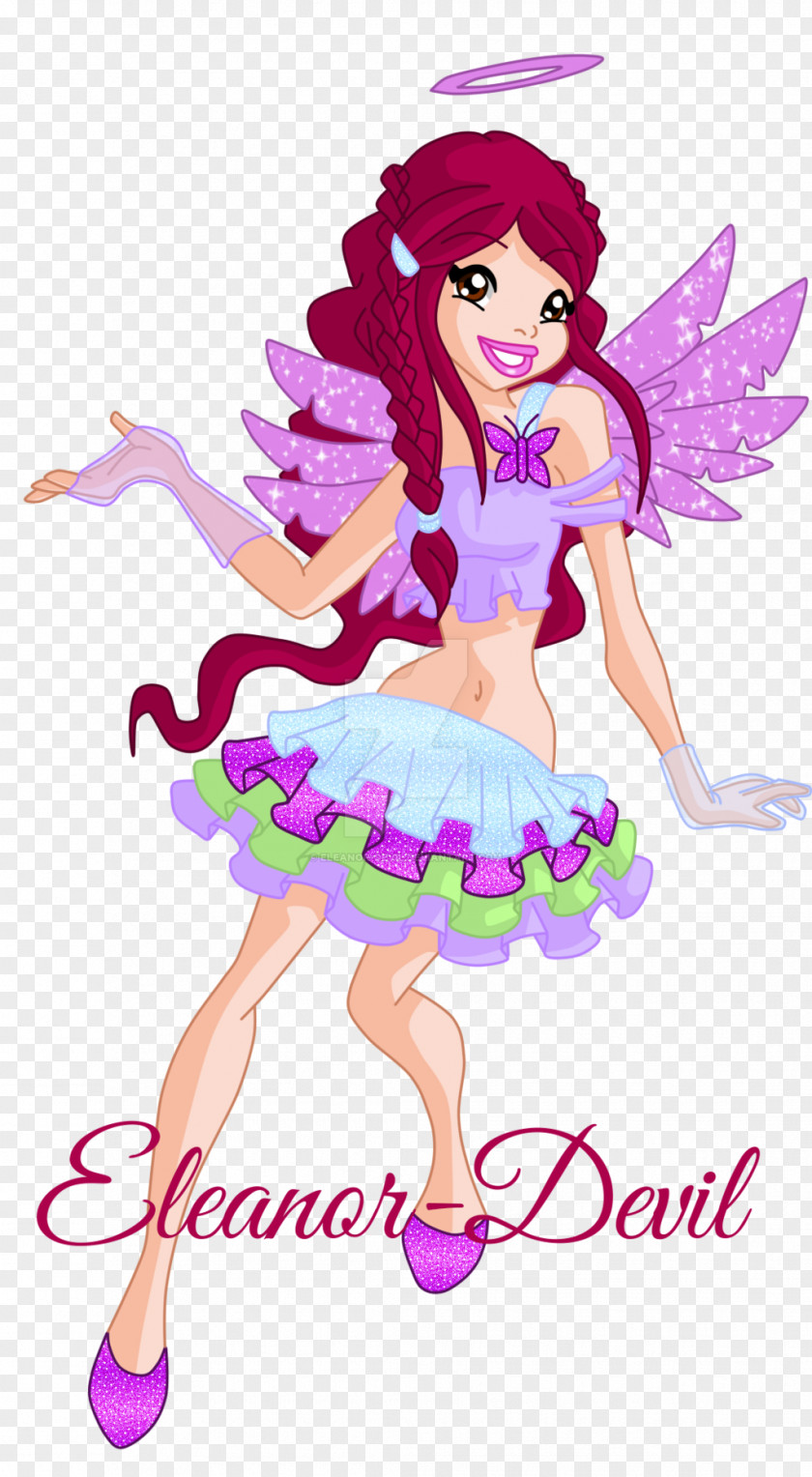 Summer Style Fairy Clip Art Illustration Barbie Pink M PNG