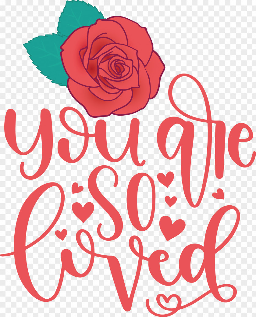 You Are Do Loved Valentines Day Quote PNG