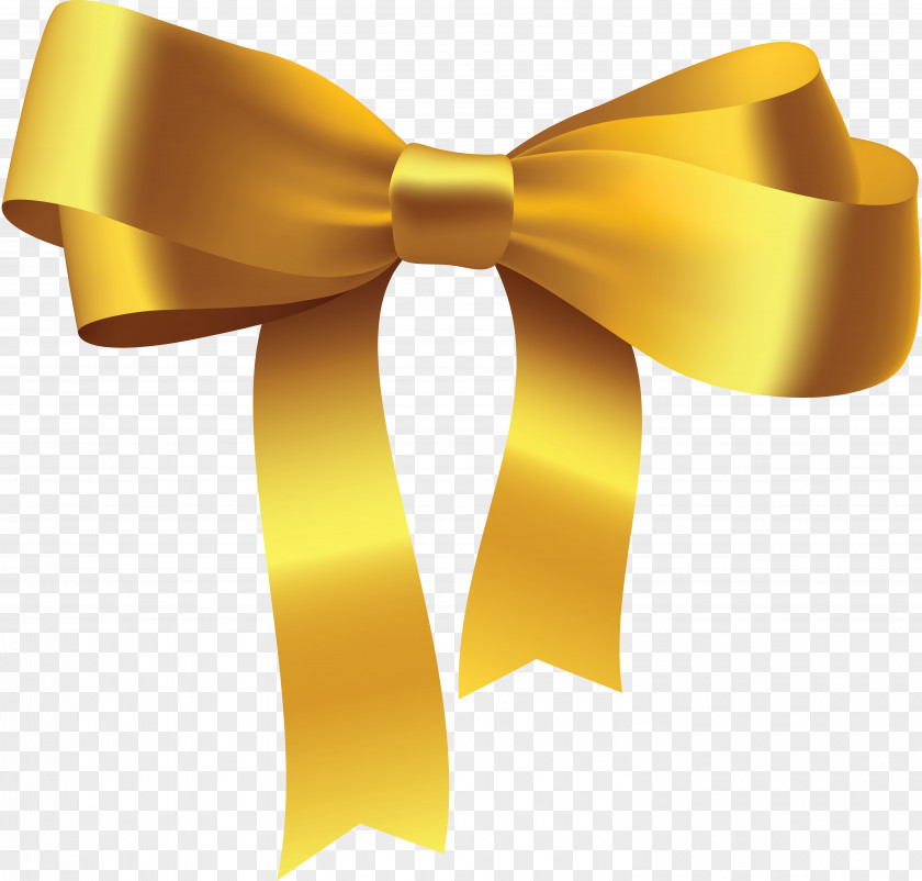 Bow Ribbon Gold Royalty-free Clip Art PNG
