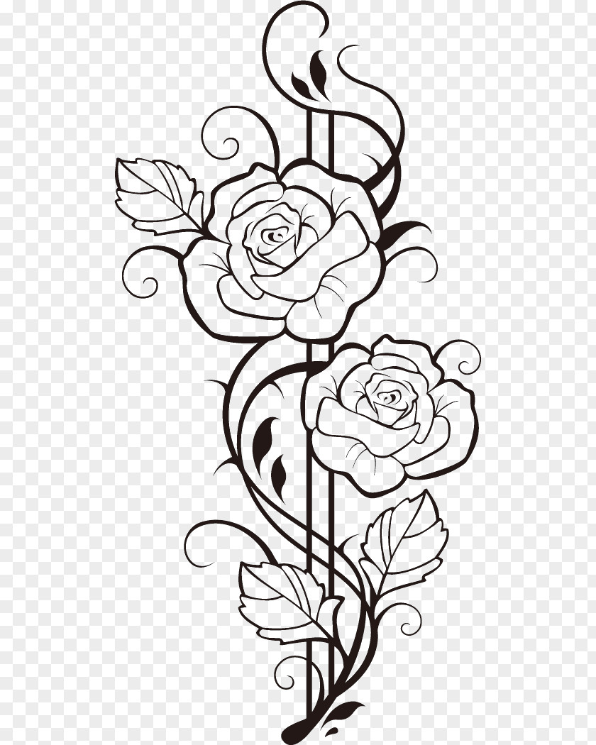 Flower Sticker Rose Drawing Floral Design PNG