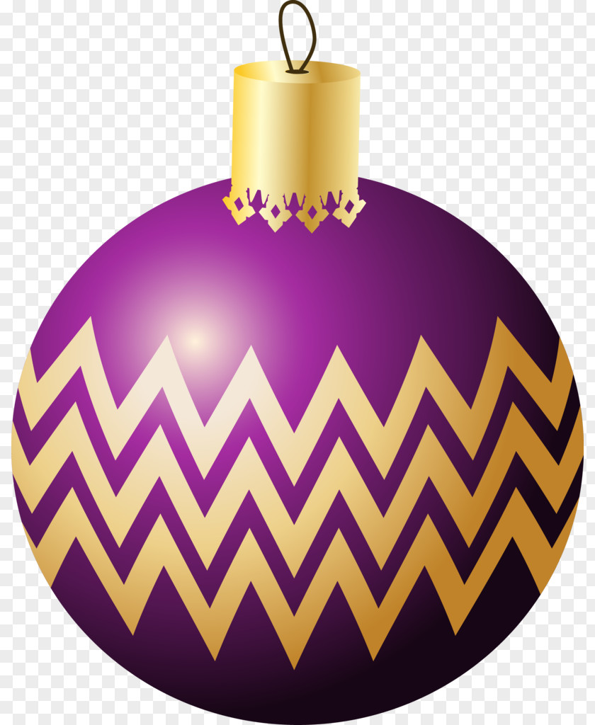 Purple Christmas Decorations PNG