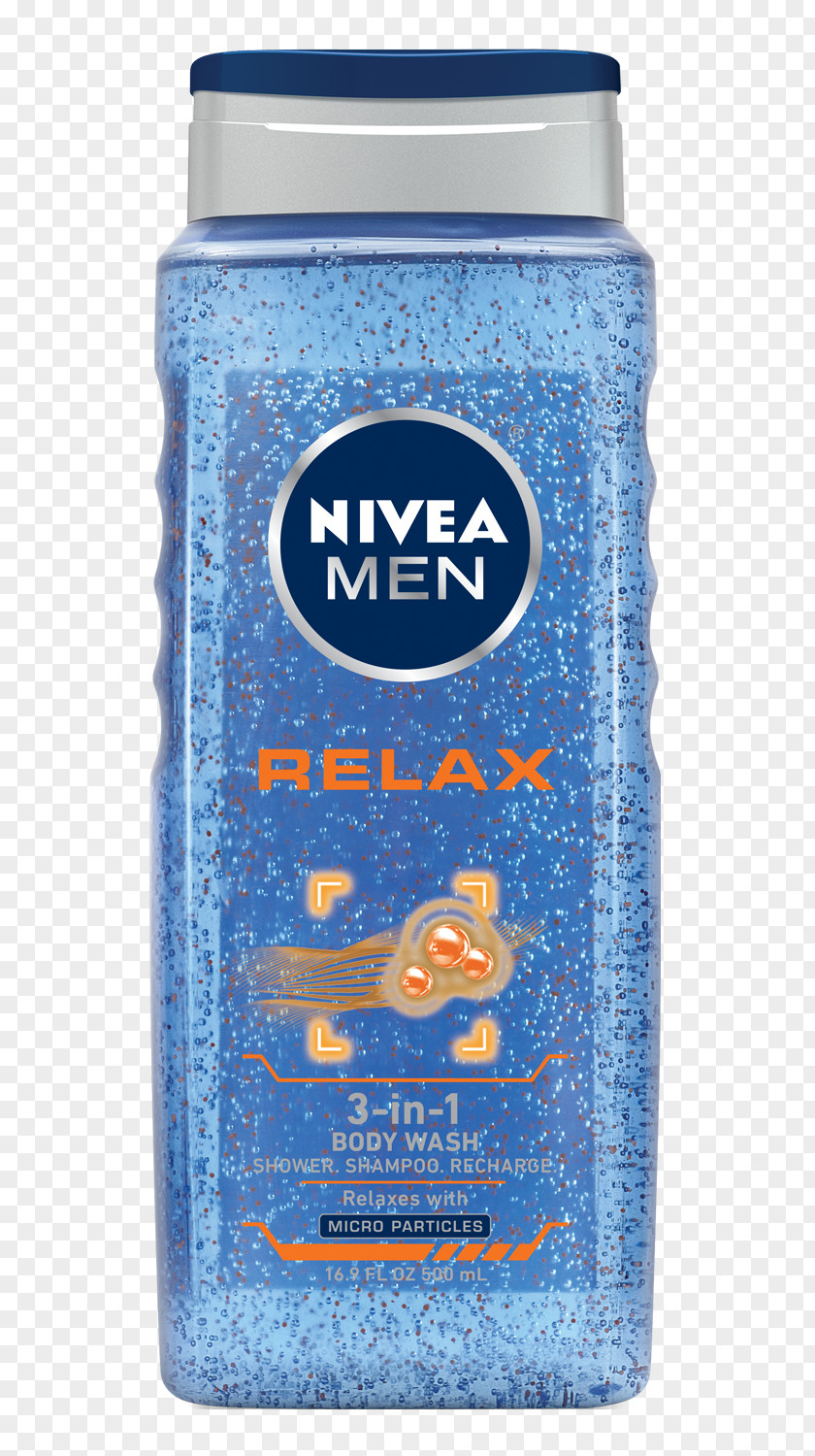 Shampoo NIVEA Men Sensitive 3-In-1 Body Wash Shower Gel Hair Conditioner PNG