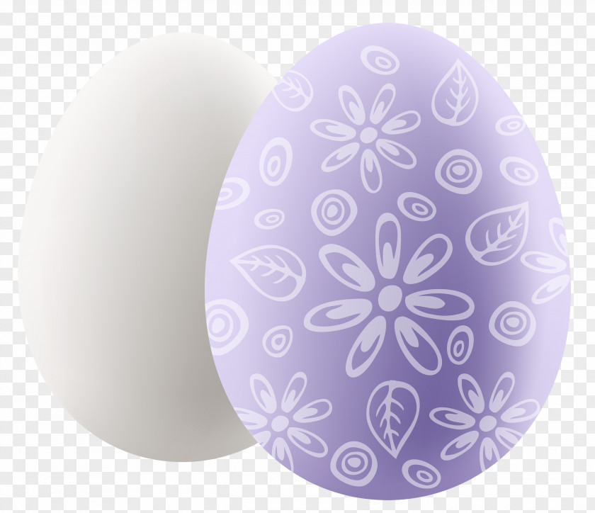 Transparent Easter Eggs Decor Clipart Picture Egg Purple Design PNG