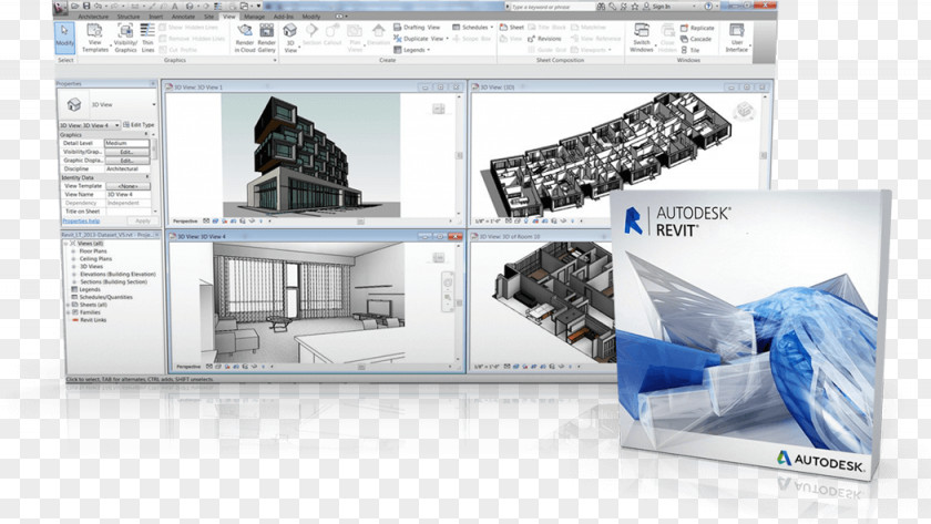 Revit Autodesk Rendering AutoCAD Architecture Building Information Modeling PNG