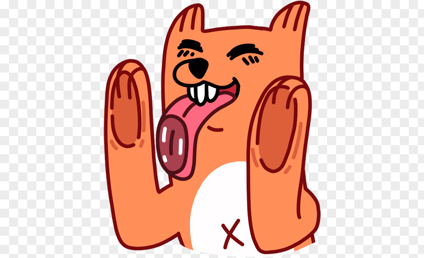 Sticker Telegram VKontakte The Fox (What Does Say?) PNG