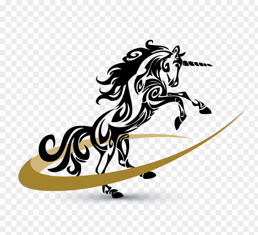 Unicorn Logo Graphic Designer PNG