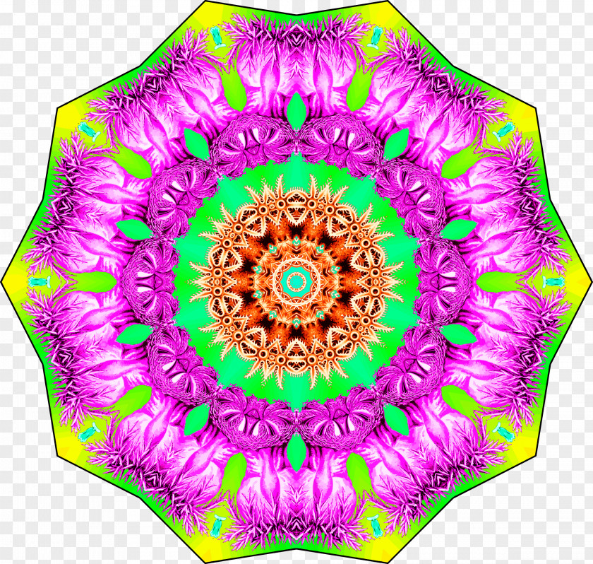 15 Anos Symmetry Kaleidoscope Pattern PNG