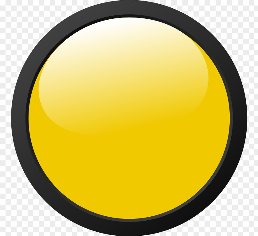 Amber Traffic Light PNG