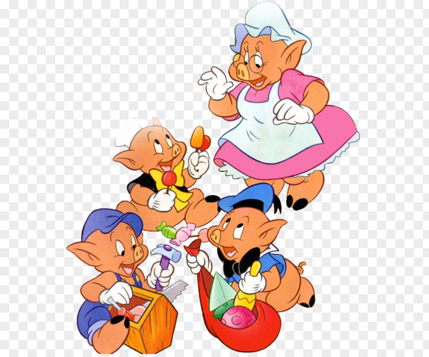 Child The Three Little Pigs Big Bad Wolf Aesop's Fables Fairy Tale PNG