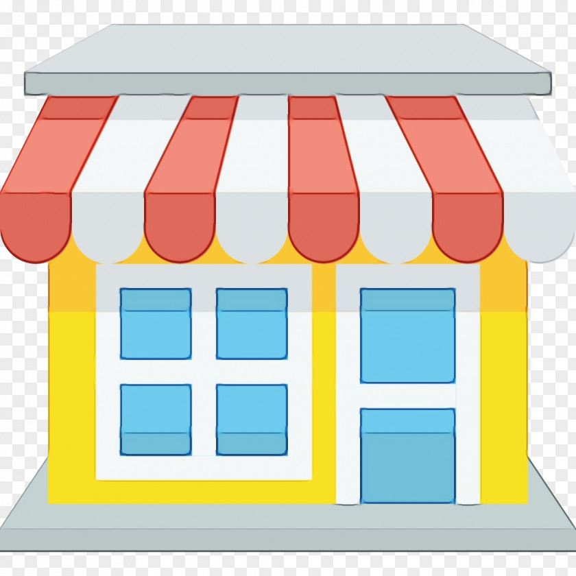 Facade Roof Retail Icon PNG