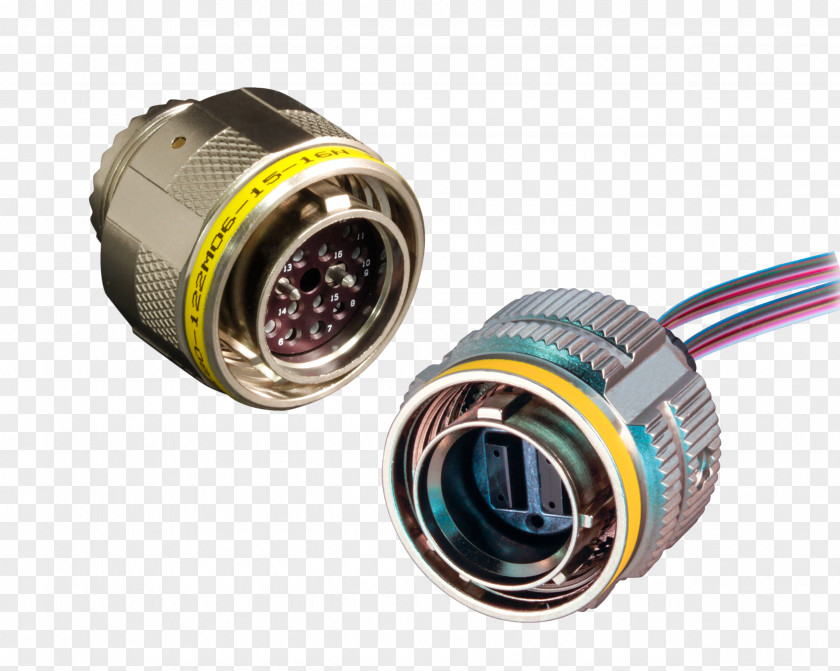 Fiber Optics Electrical Connector Circular Optical Cable PNG