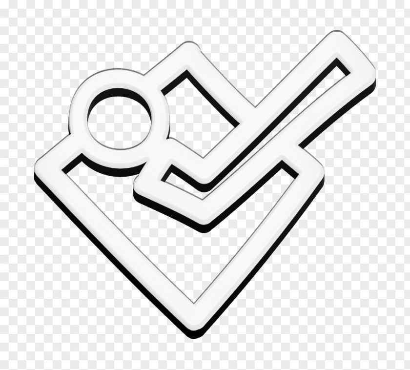 Foursquare Hand Drawn Logo Outline Icon Service PNG
