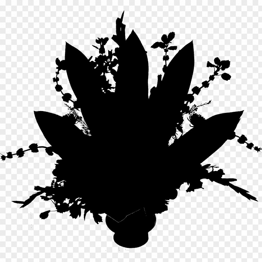 Leaf Flower Font Silhouette Tree PNG