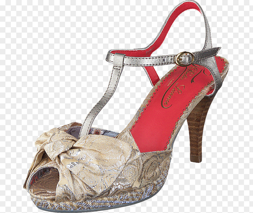 Sandal Slide Shoe Beige Pump PNG