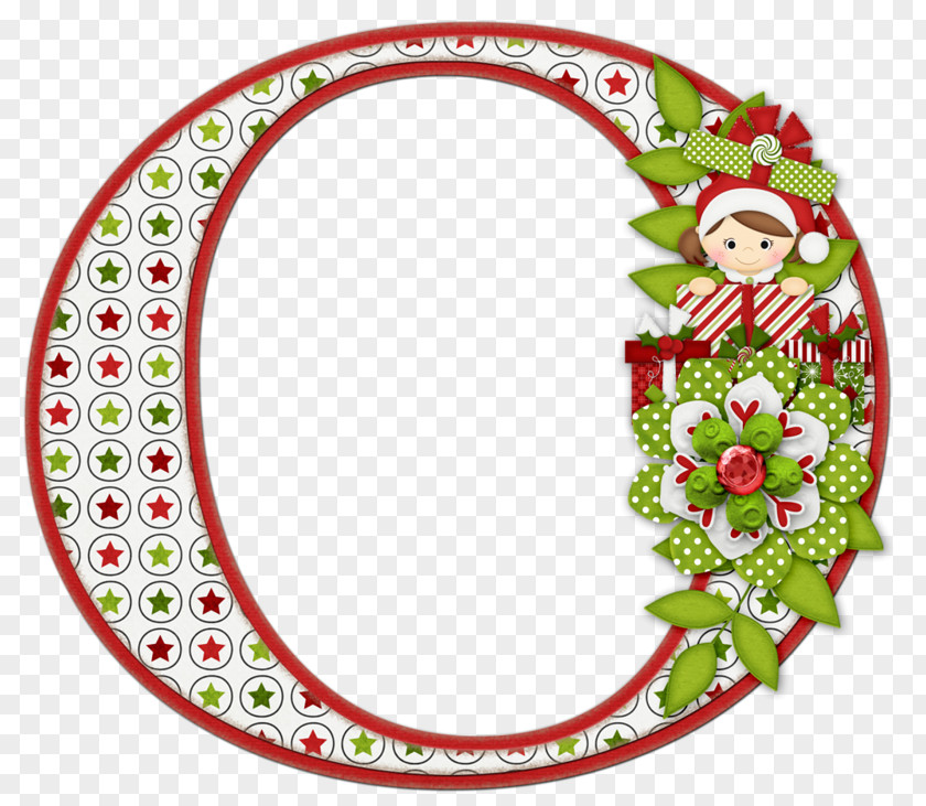 Christmas Letter Ornament Alphabet Candy Cane PNG
