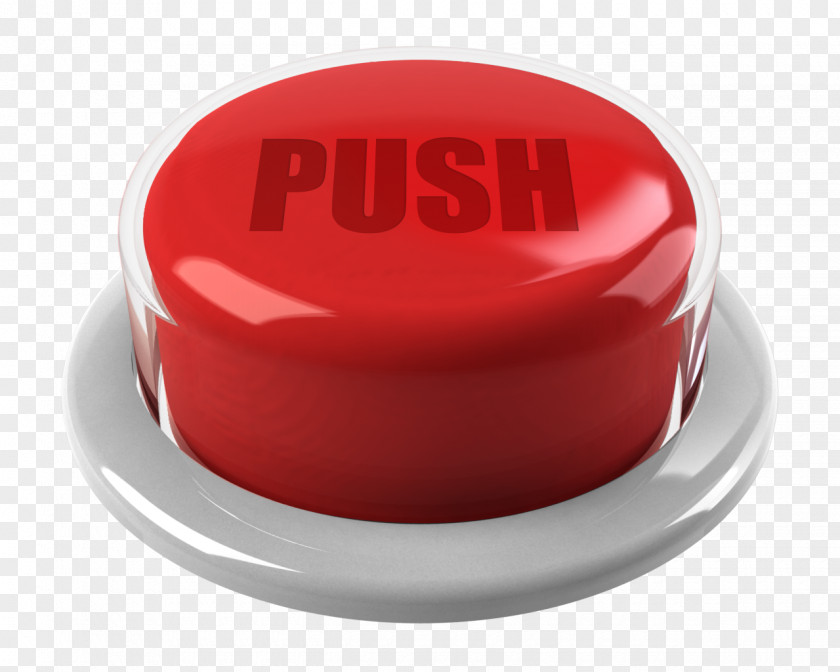 Red Push Button Push-button Clip Art PNG