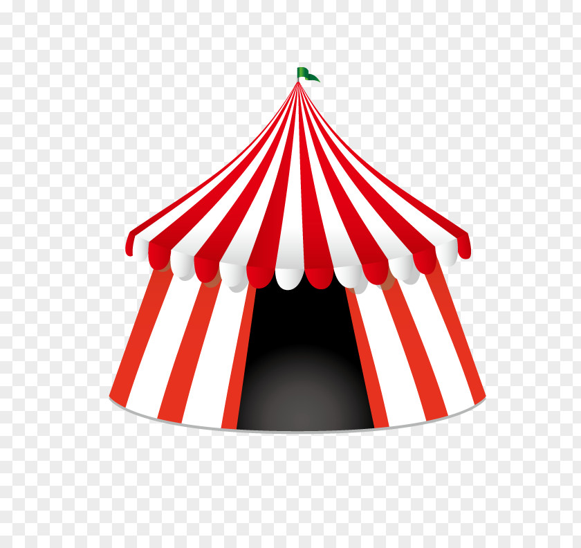 Vector Circus Tent Clip Art PNG