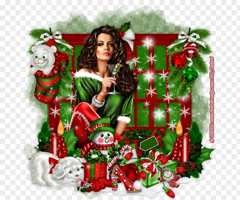 Christmas Tree Ornament Character PNG