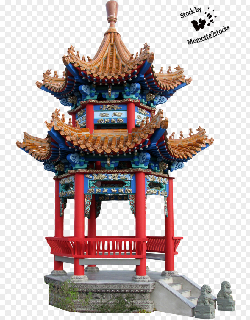 Chinese Painting China Tower Temple PNG