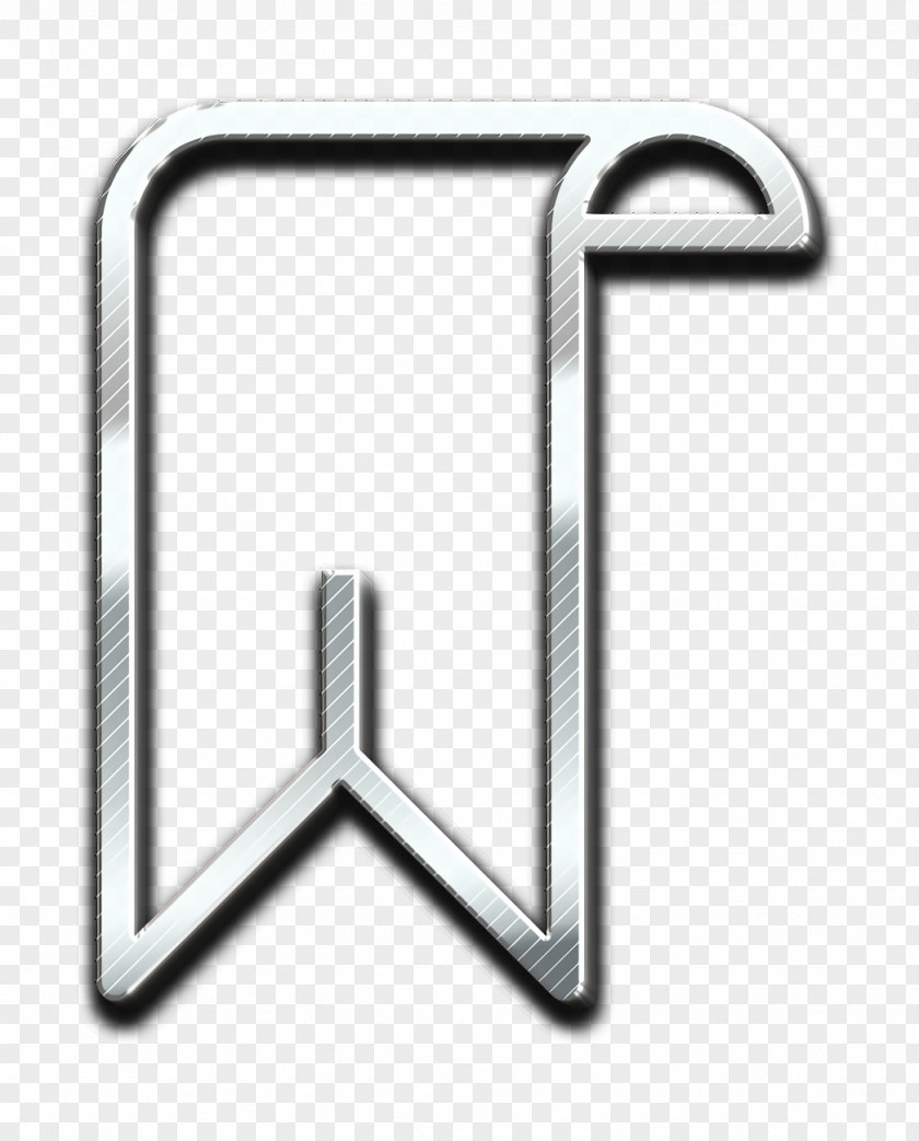 Metal Web Icon Bookmark Essential Object PNG