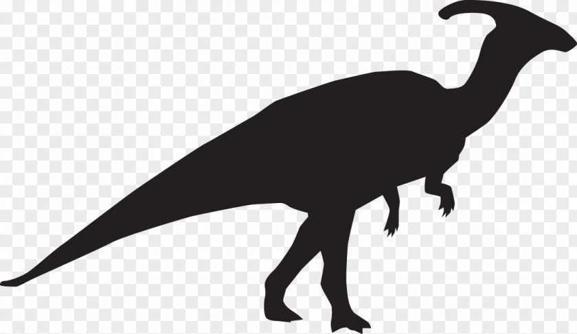 Parasaurolophus Dinosaur Tyrannosaurus Silhouette Clip Art PNG