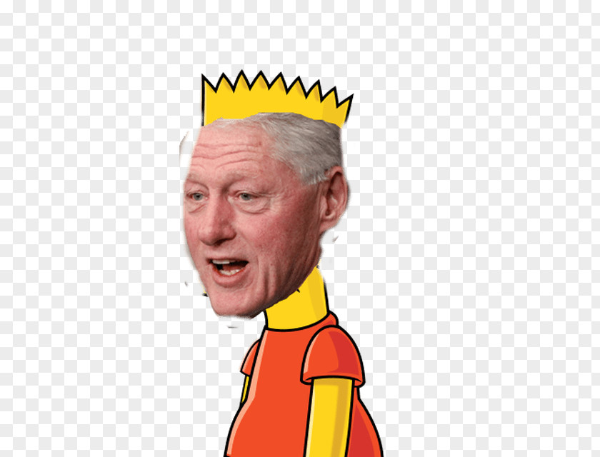 Bill Clinton Bart Simpson Lisa Marge Homer Chief Wiggum PNG