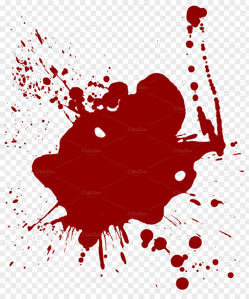 Blood Painting PNG