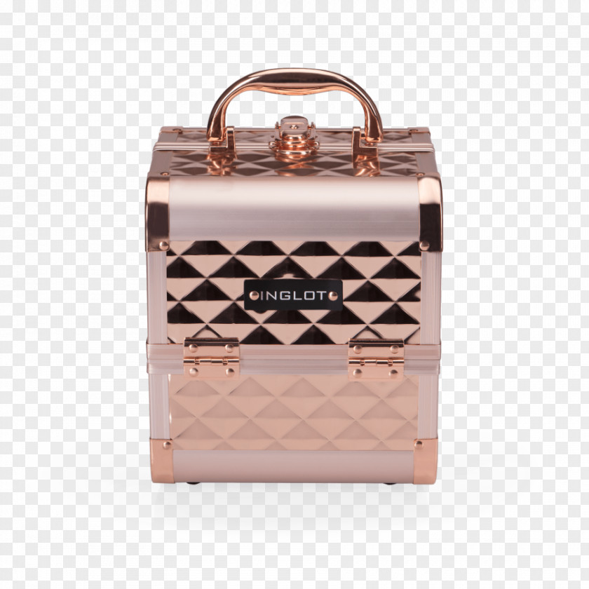 Cosmetic Bag Inglot Cosmetics Make-up Artist Gold Handbag PNG