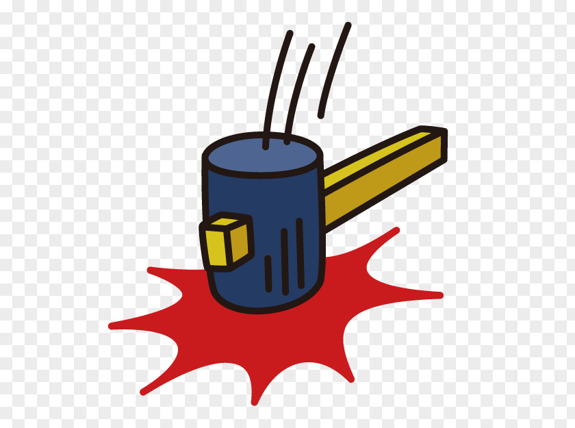 Cute Cartoon Hammer Clip Art PNG