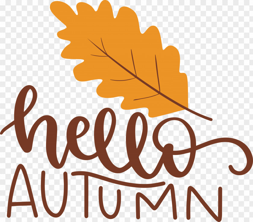 Hello Autumn PNG