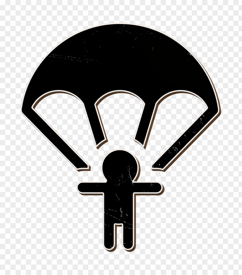 Jump Icon Parachute Military Fill PNG