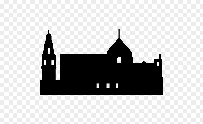 Mosque Silhouette Vector PNG