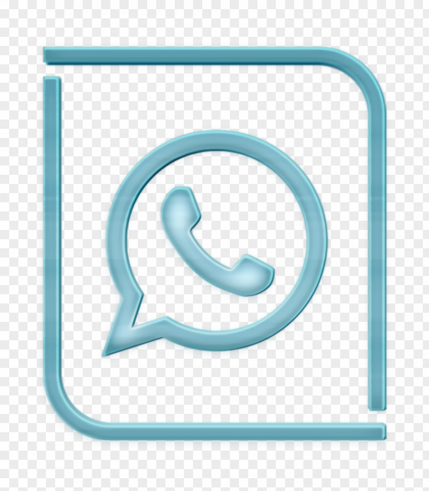 Symbol Turquoise Logo Icon Whatsapp PNG