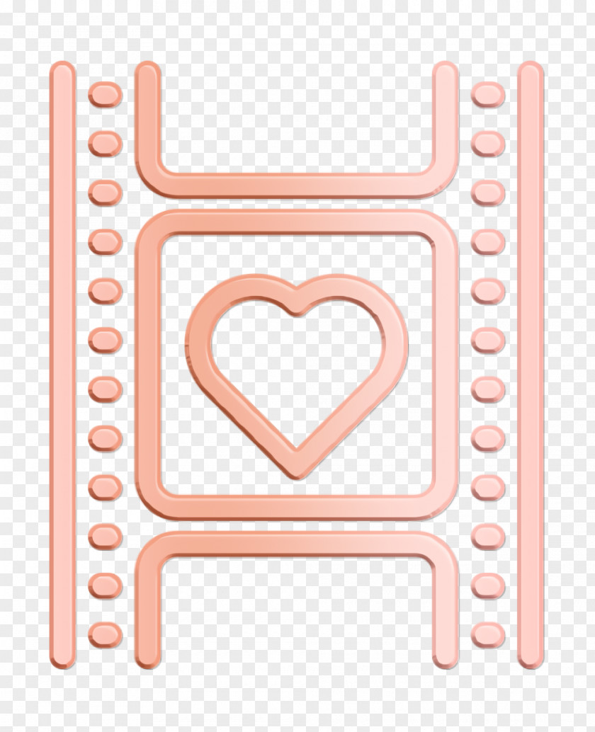 Wedding And Love Icon Shapes Cinema PNG