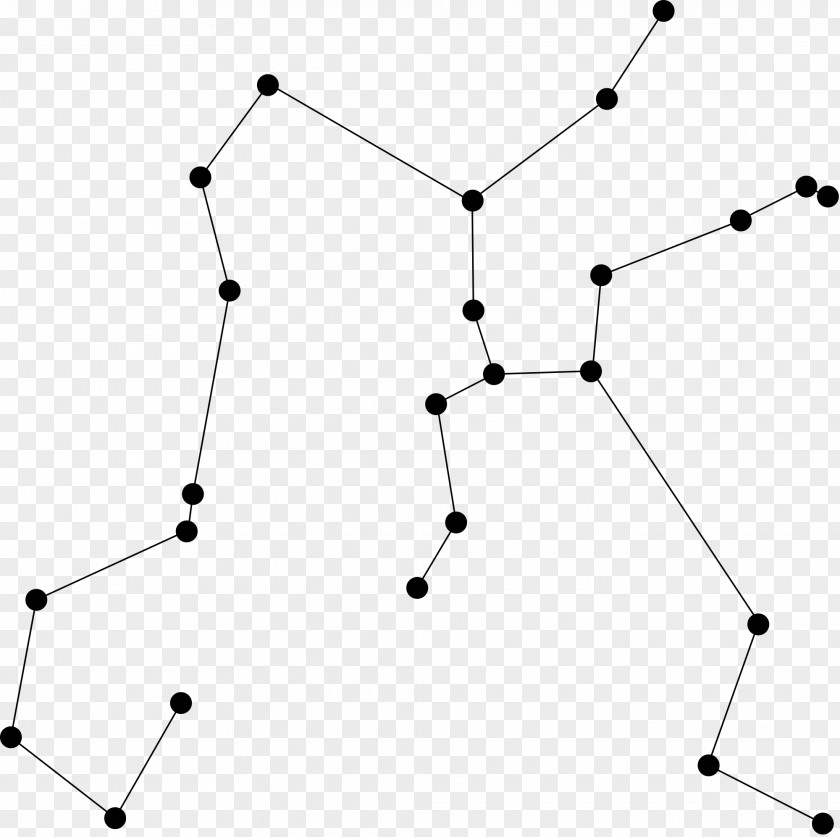 Geometric Point Connection Line Euclidean Minimum Spanning Tree PNG