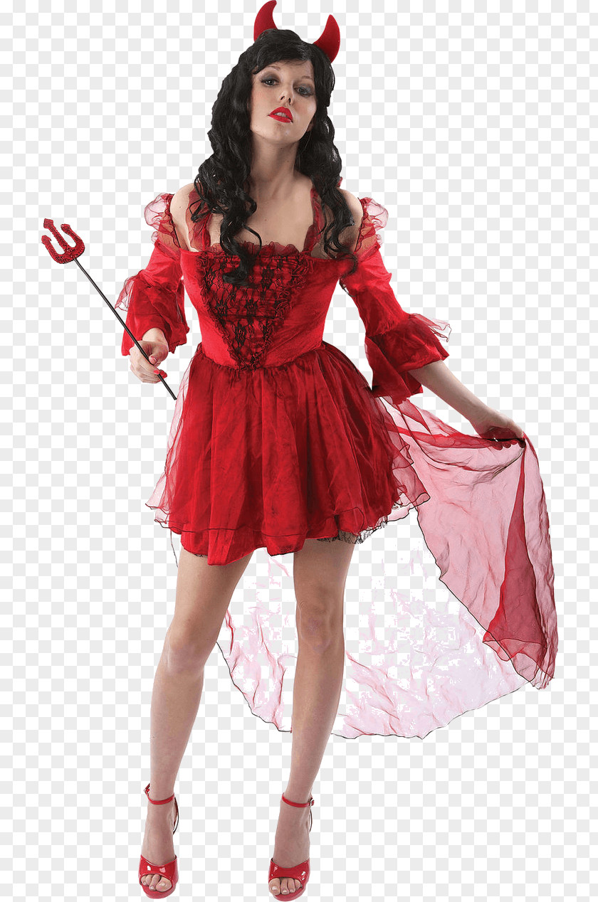 Masquerade Costume Party Dress Devil Halloween PNG