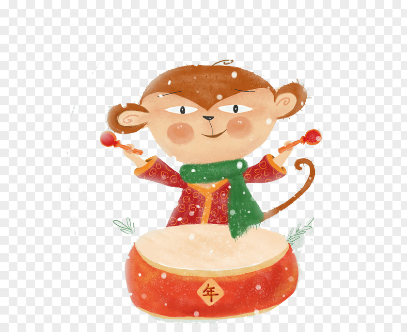 Monkey New Year Download PNG