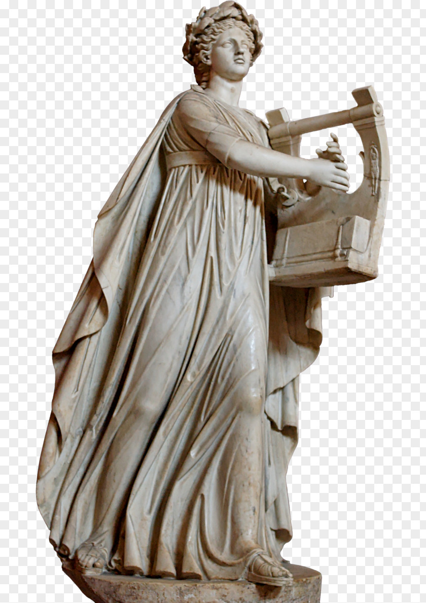 Sculpting Statue Apollo Citharoedus Belvedere Pio-Clementino Museum PNG